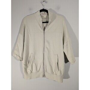 Essentials Fear of God Kids Beige Half Sleeve Full Zip‎ Jacket Sz 14 Streetwear